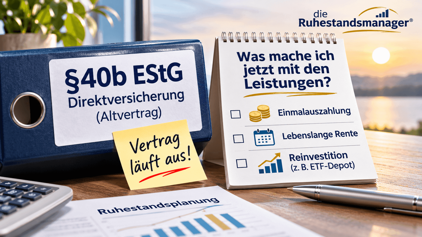 Mein §40b-Vertrag läuft aus – was mache ich jetzt mit den Leistungen?